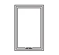 باب uPVC جرار سحاب