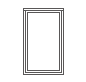 شباك uPVC قلاب علوي (Top-Hung)